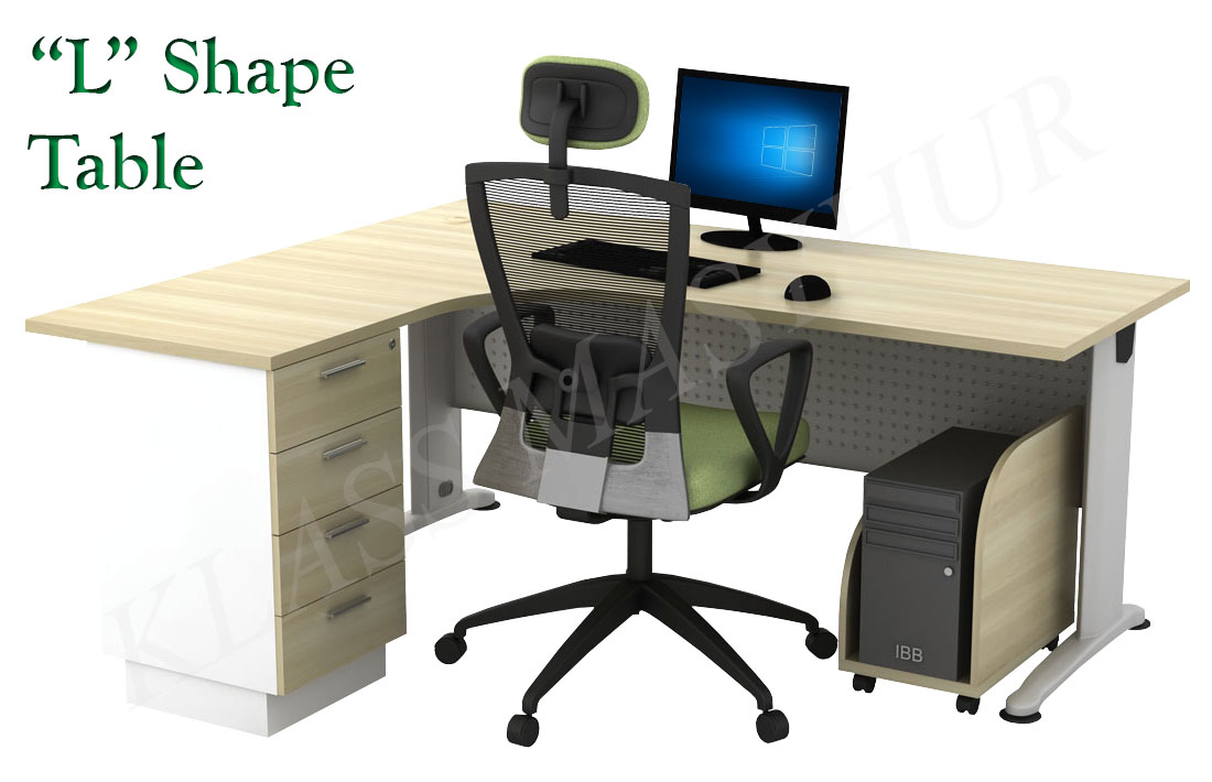 L SHAPE TABLE